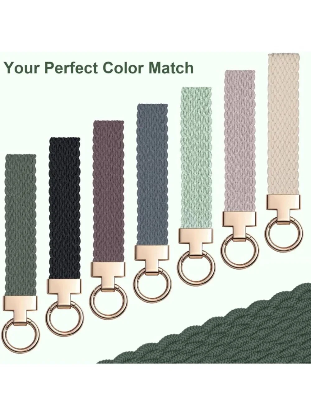 Stylish Keychain Wristlet Lanyard for Car Keys - Versatile Wrist Strap Accessory